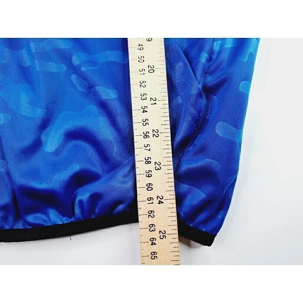Nike Sportswear Women's Cobalt Blue Camouflage Track Zipup Jacket Size L